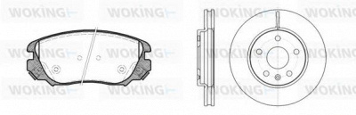 WOKING 81285300 -  Комплект тормозов, дисковый тормозной механизм