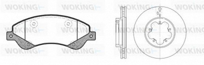 WOKING 81351300 -  Комплект тормозов, дисковый тормозной механизм