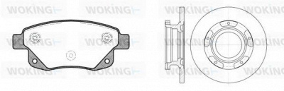 WOKING 81352300 -  Комплект тормозов, дисковый тормозной механизм