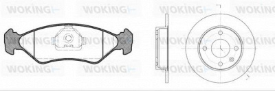 WOKING 8385300 -  Комплект тормозов, дисковый тормозной механизм