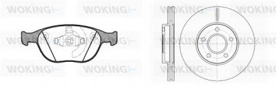 WOKING 8884300 -  Комплект тормозов, дисковый тормозной механизм