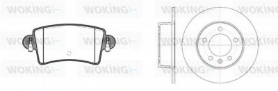WOKING 8933300 -  Комплект тормозов, дисковый тормозной механизм