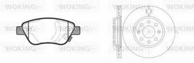 WOKING 8958302 -  Комплект тормозов, дисковый тормозной механизм