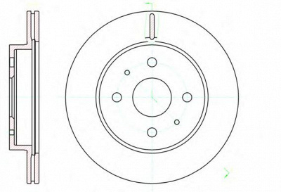 WOKING d6119010 -  Тормозной диск