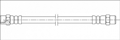 WOKING g190027 -  Тормозной шланг