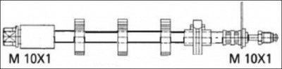 WOKING g190166 - Тормозной шланг