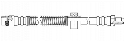 WOKING g190170 - Тормозной шланг