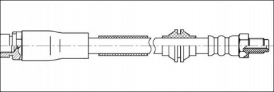 WOKING g190199 -  Тормозной шланг