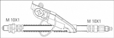 WOKING g190367 -  Тормозной шланг