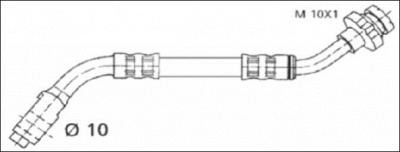 WOKING g190388 - Тормозной шланг