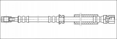 WOKING g190435 -  Тормозной шланг