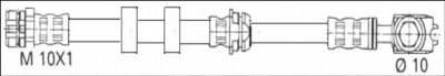WOKING g190436 - Тормозной шланг