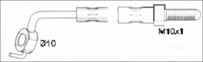 WOKING g193900 - Тормозной шланг