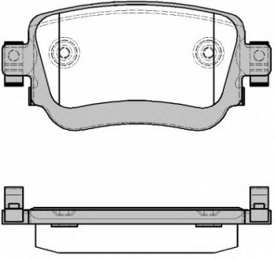 WOKING p1449328 -  Комплект тормозных колодок, дисковый тормоз
