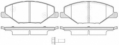 WOKING p1453300 -  Комплект тормозных колодок, дисковый тормоз