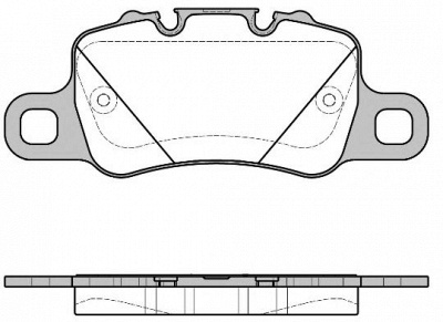 WOKING p1496300 -  Комплект тормозных колодок, дисковый тормоз