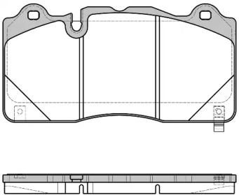 WOKING p1545312 -  Комплект тормозных колодок, дисковый тормоз