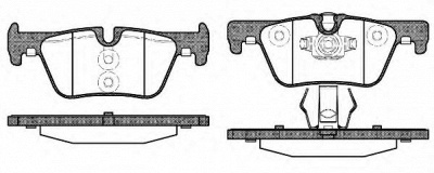 WOKING p1576300 -  Комплект тормозных колодок, дисковый тормоз
