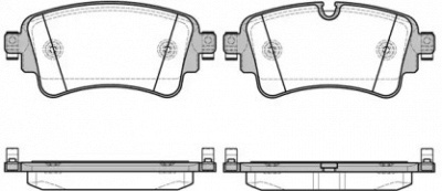WOKING p1769308 -  Комплект тормозных колодок, дисковый тормоз