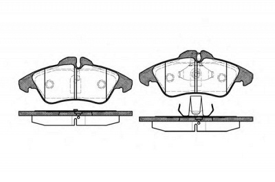 WOKING p478300 -  Комплект тормозных колодок, дисковый тормоз