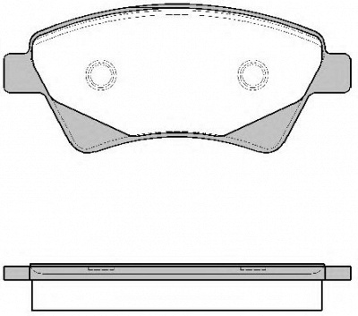 WOKING p876320 -  Комплект тормозных колодок, дисковый тормоз