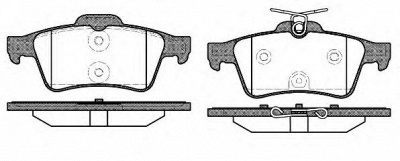 WOKING p942340 -  Комплект тормозных колодок, дисковый тормоз