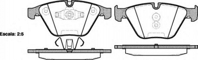 WOKING p957310 -  Комплект тормозных колодок, дисковый тормоз