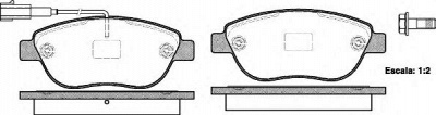 WOKING p959311 -  Комплект тормозных колодок, дисковый тормоз