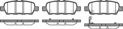 WOKING p976331 -  Комплект тормозных колодок, дисковый тормоз