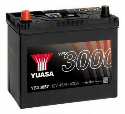 YUASA ybx3057 -  Батарея аккумуляторная, 12В 45А/ч