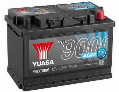 YUASA ybx9096 -  СТАРТЕРНАЯ АККУМУЛЯТОРНАЯ БАТАРЕЯ