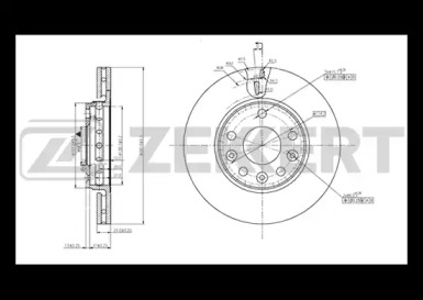 ZEKKERT bs5001 -  Тормозной диск