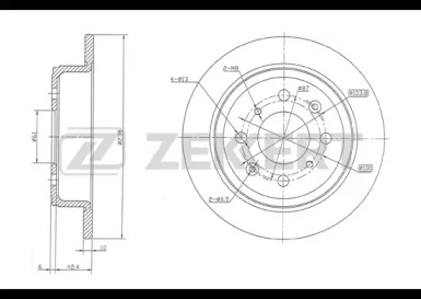 ZEKKERT bs5131 -  Тормозной диск