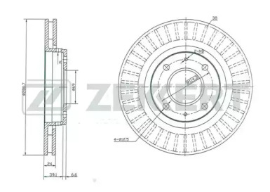 ZEKKERT bs5226 -  Диск тормозной