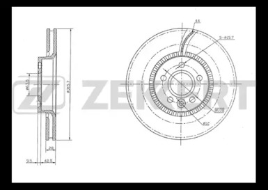 ZEKKERT bs5263 -  Тормозной диск