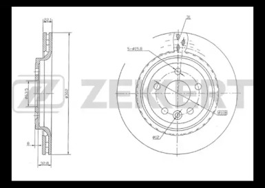 ZEKKERT bs5264 -  Тормозной диск