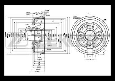 ZEKKERT bs5288 -  Тормозной барабан