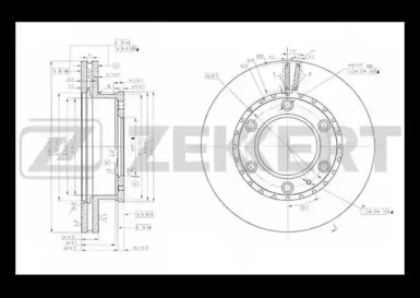 ZEKKERT bs5477 -  Тормозной диск