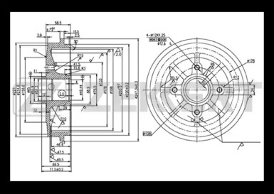 ZEKKERT bs5537 -  Тормозной барабан