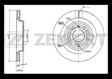 ZEKKERT bs5604 -  Тормозной диск