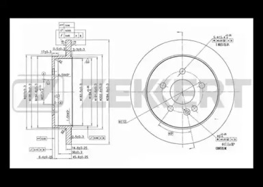 ZEKKERT bs5606 -  Тормозной диск
