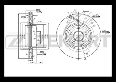 ZEKKERT bs5638 -  Тормозной диск