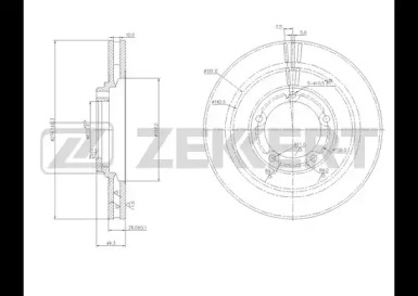 ZEKKERT bs5645 -  Тормозной диск