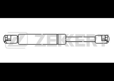 ZEKKERT gf1549 -  Газовая пружина, крышка багажник