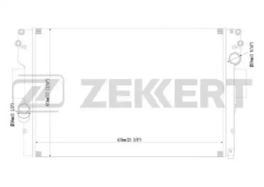 ZEKKERT mk1208 -  Радиатор, охлаждение двигателя