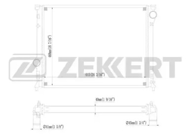 ZEKKERT mk1404 -  Радиатор, охлаждение двигателя
