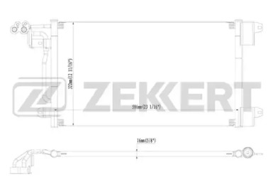 ZEKKERT mk3002 -  Конденсатор, кондиционер