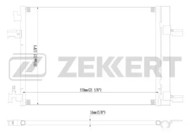 ZEKKERT mk3004 -  Конденсатор, кондиционер
