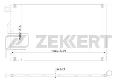 ZEKKERT mk3006 -  Конденсатор, кондиционер