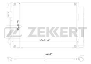 ZEKKERT mk3023 -  Конденсатор, кондиционер